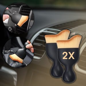 Automobilio salono valymo šepetėlis (2 vnt.) | AUTOBRUSH