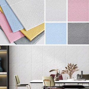 Vandeniui atsparūs lipnūs 3D tapetai (5 vnt.) | FORMWALL