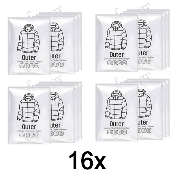 4x Pakabinami vakuuminiai maišai (4 vnt.) | VACUHANG