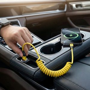 4 viename ištraukiamas įkrovimo laidas | SPRINTCHARGE